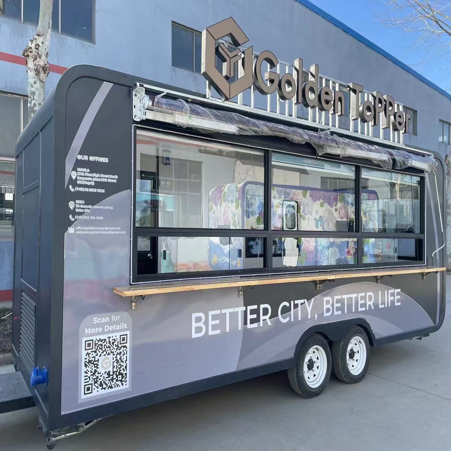Coffee Van Equipment - Commercial Standards Food Trailer Cart Mobile