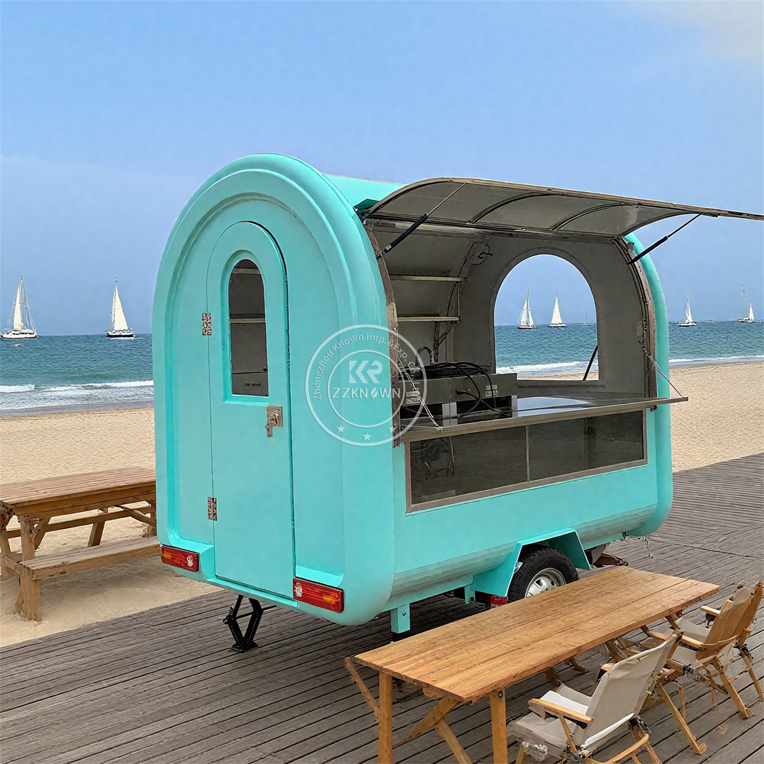 Coffee Van Equipment - Commercial Street Concession Food Trailer Van