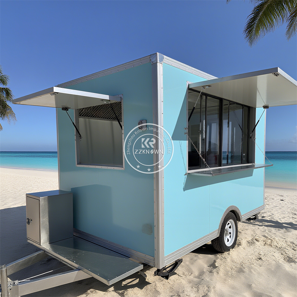 Street Custom Food Trailers Fu - Coffee Van Equipment 评论和价格