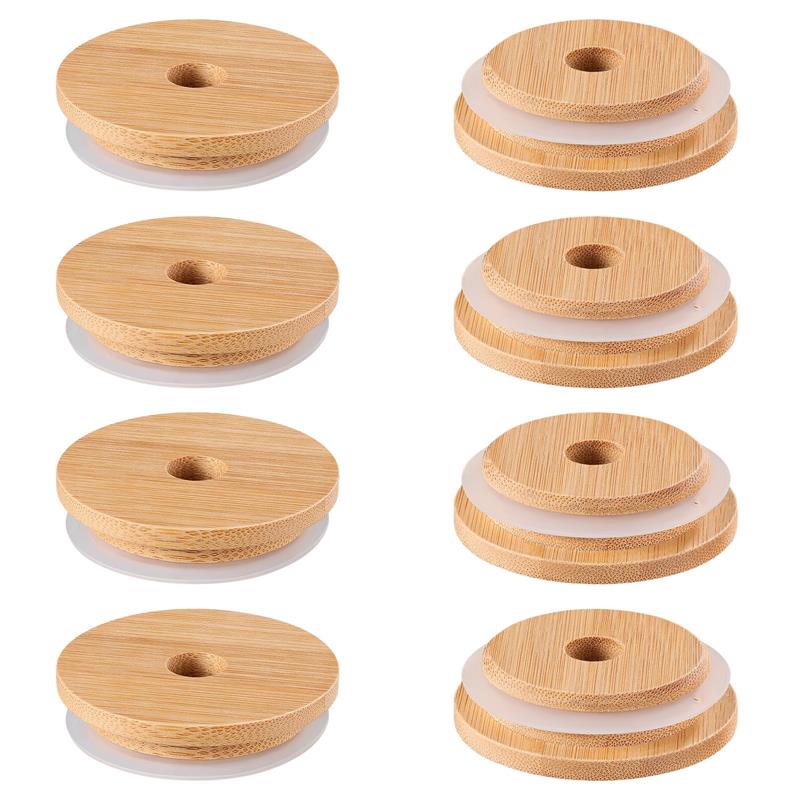 Jar Lids Straw Lid With Glass  - Bean Hopper Lid 评论和价格