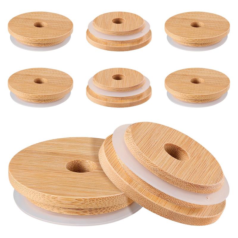 Jar Lids Straw Lid With Glass  - Bean Hopper Lid 评论和价格