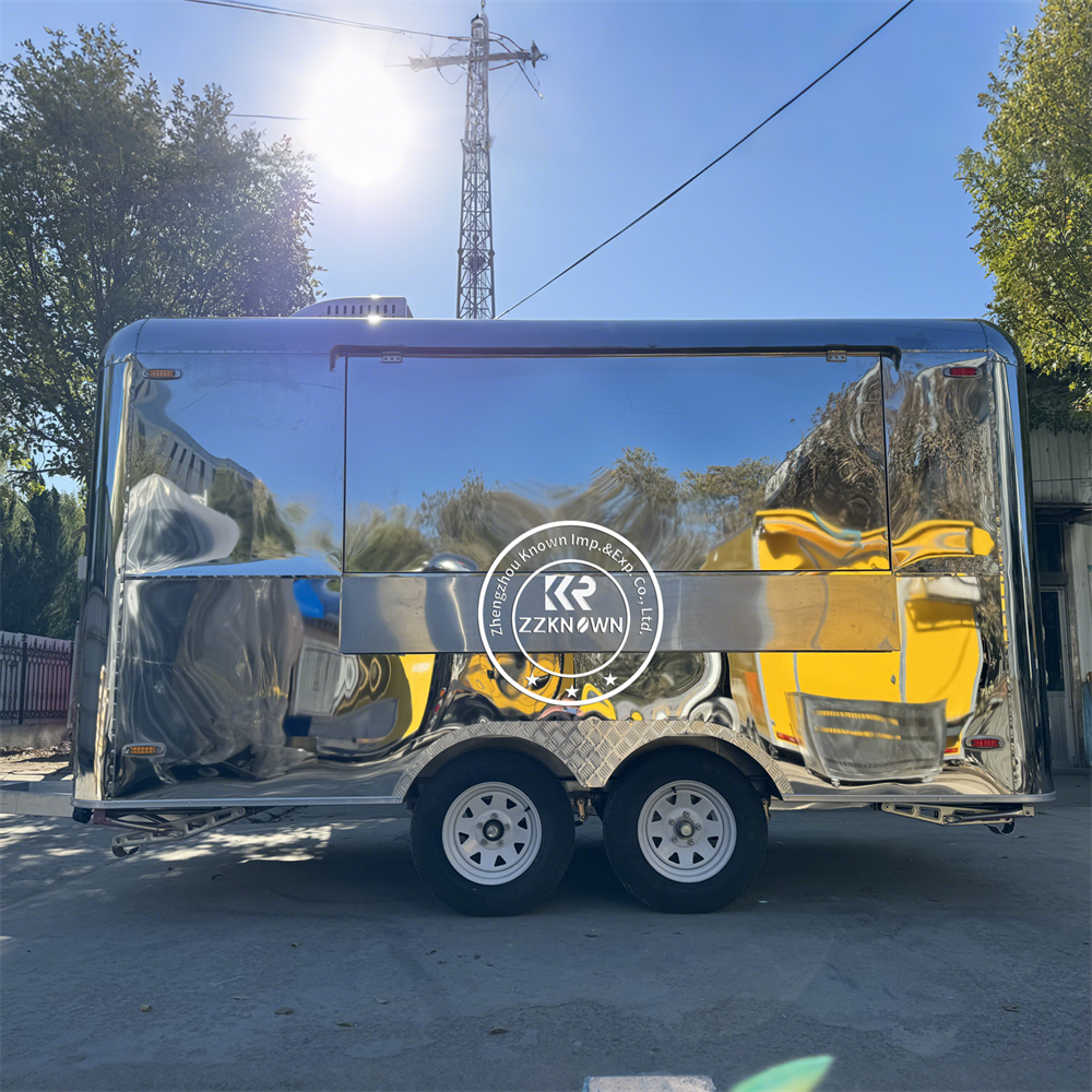 Street Stainless Steel Mobile  - Coffee Van Equipment 评论和价格