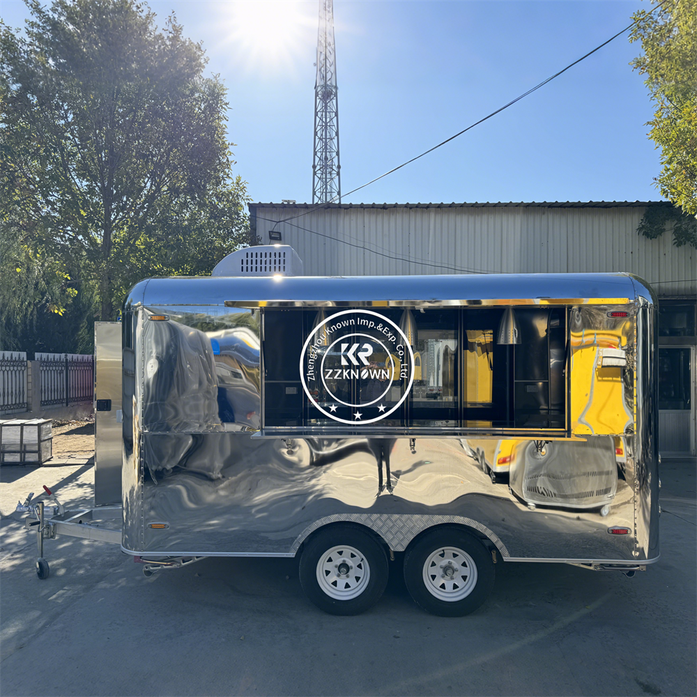 Street Stainless Steel Mobile  - Coffee Van Equipment 评论和价格