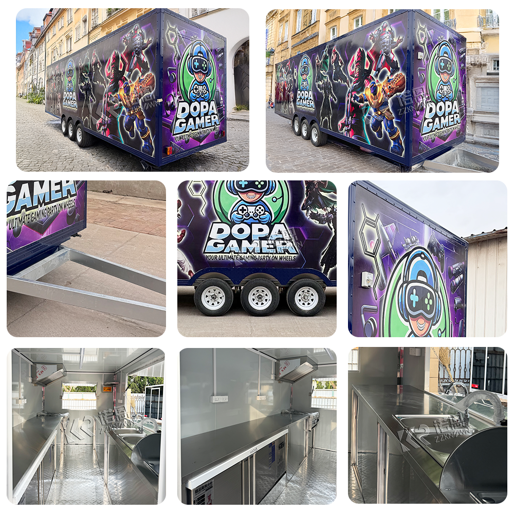 Food Trailer Truck Ice Cream C - Coffee Van Equipment 评论和价格