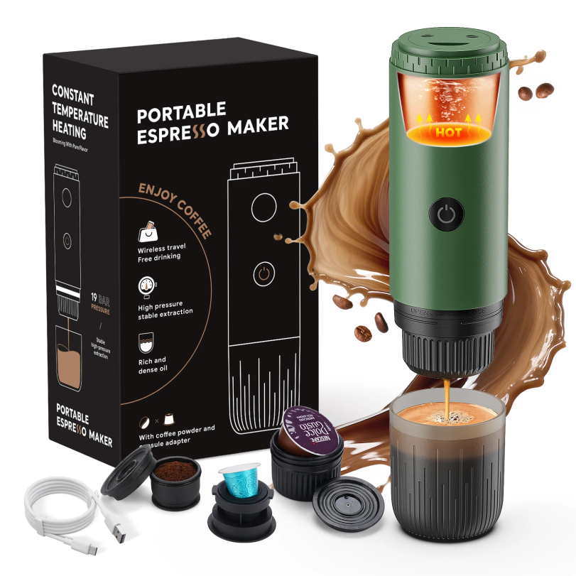 Portable Espresso Machine 3-in - Hero Coffee Equipment 评论和价格