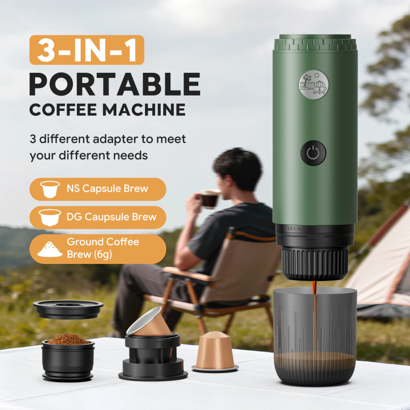 Portable Espresso Machine 3-in - Hero Coffee Equipment 评论和价格