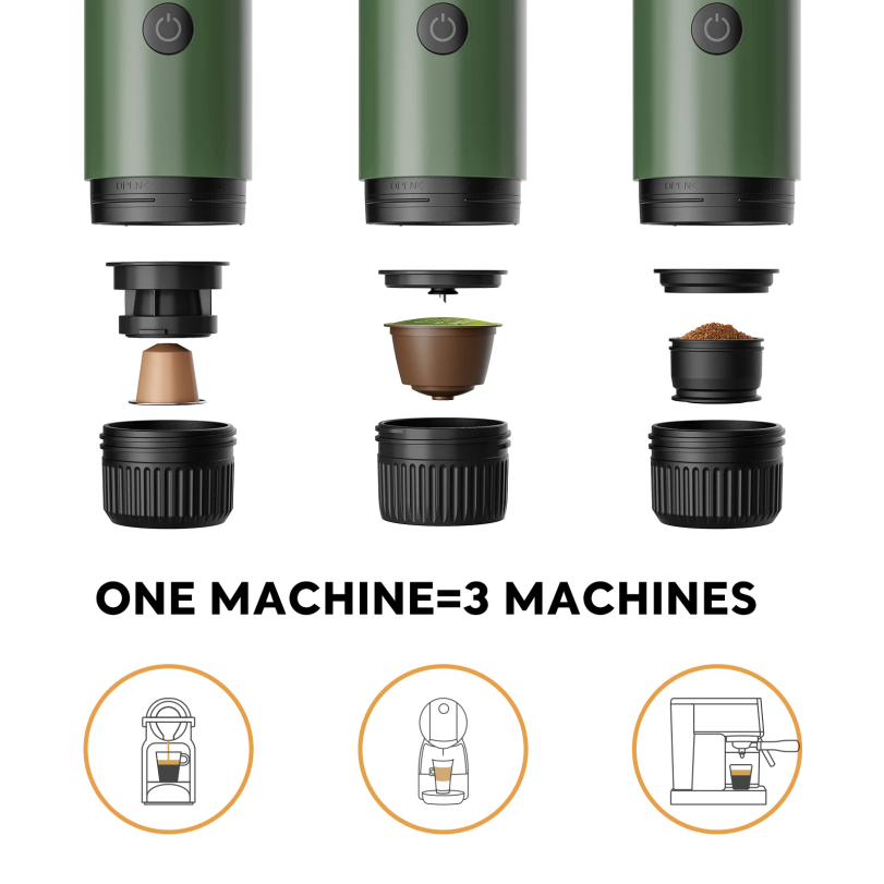 Portable Espresso Machine 3-in - Hero Coffee Equipment 评论和价格