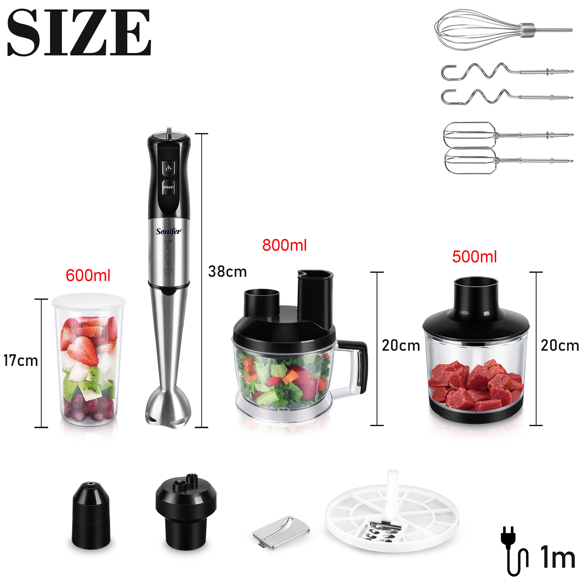 10 in 1 Food Processor 800 W S - Bean Hopper Lid 评论和价格