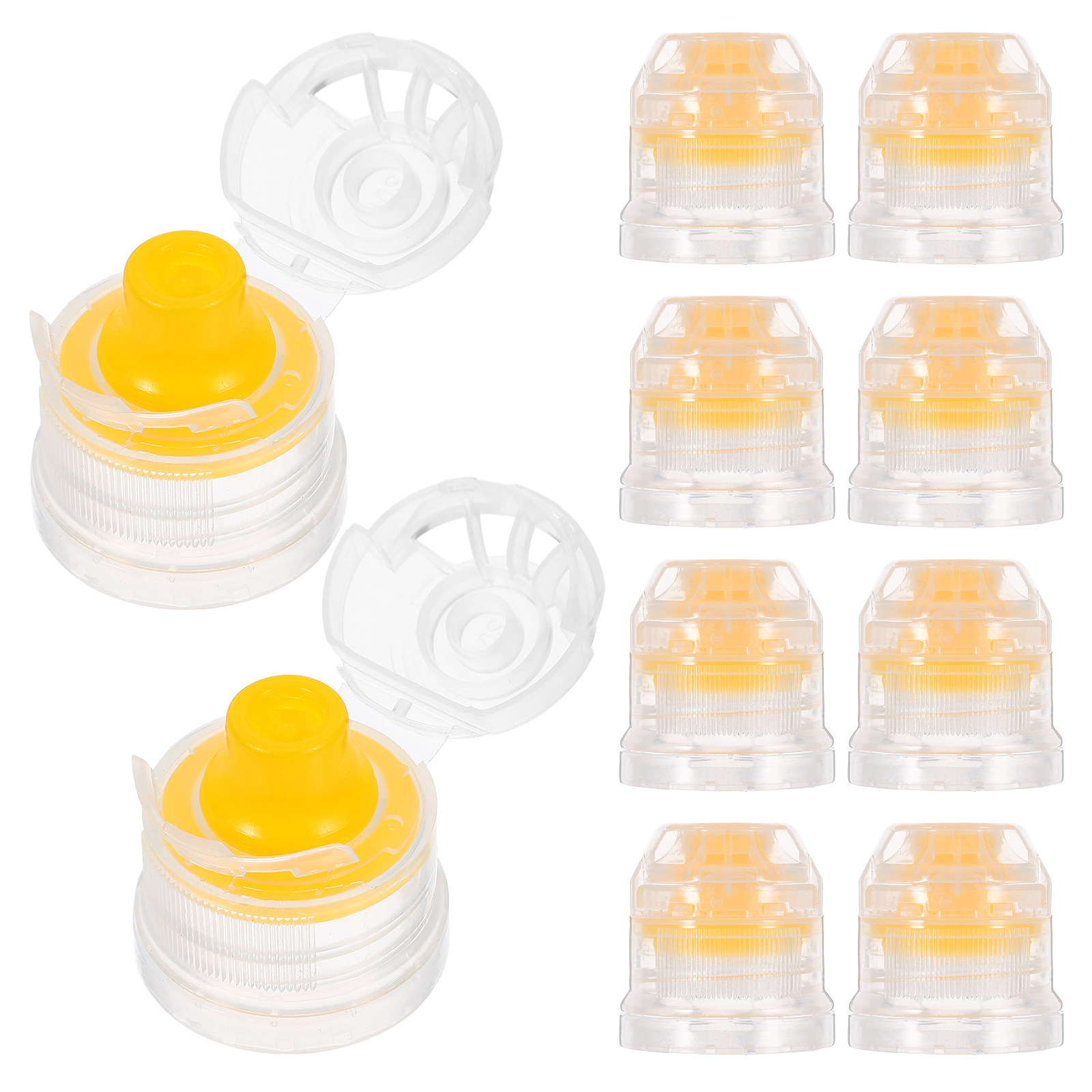 10Pcs Reusable Push Pull Flip  - Bean Hopper Lid 评论和价格