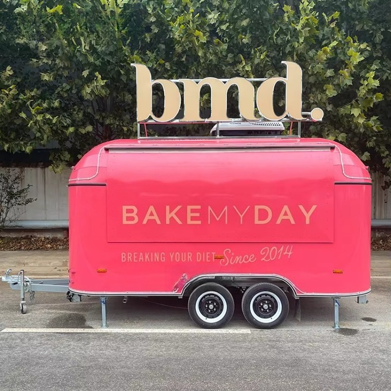 Mobile Food Trailer Bakery Ice - Coffee Van Equipment 评论和价格