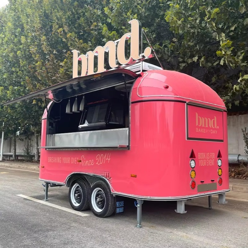 Mobile Food Trailer Bakery Ice - Coffee Van Equipment 评论和价格