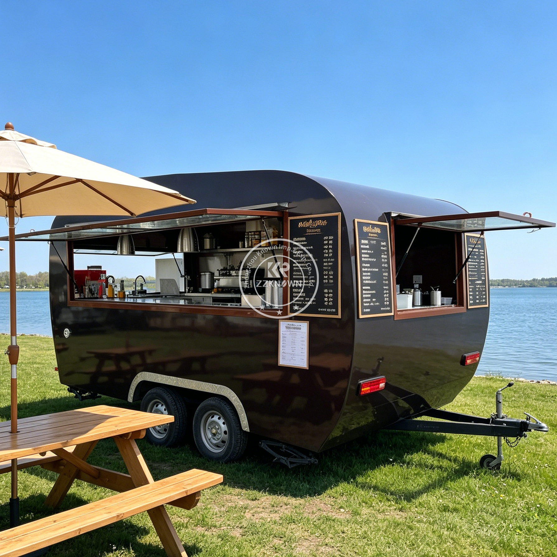 Street Stainless Steel Mobile  - Coffee Van Equipment 评论和价格