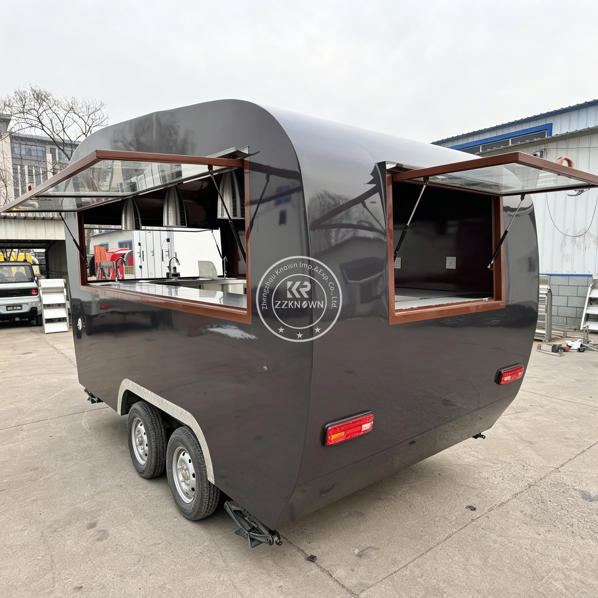 Street Stainless Steel Mobile  - Coffee Van Equipment 评论和价格