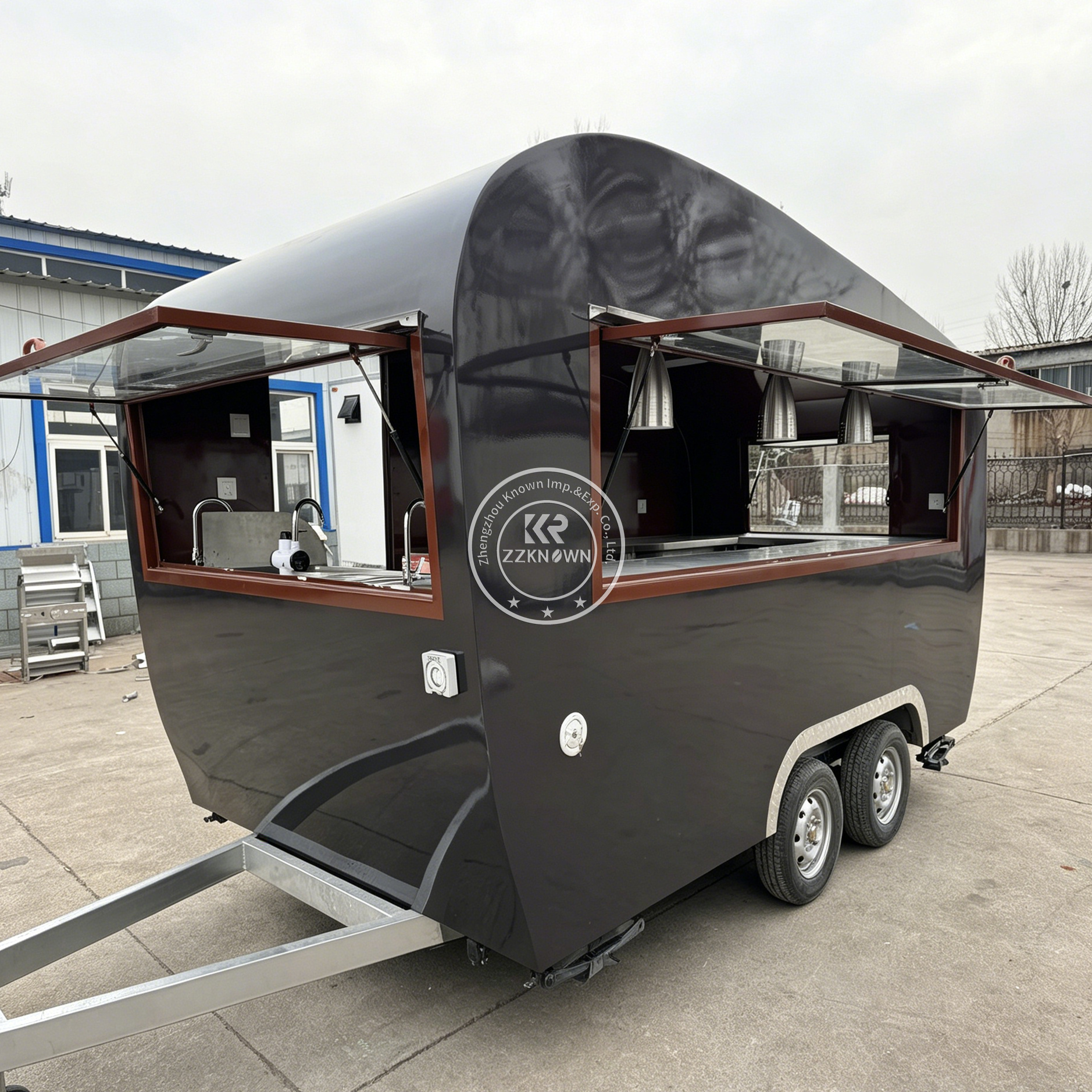 Street Stainless Steel Mobile  - Coffee Van Equipment 评论和价格