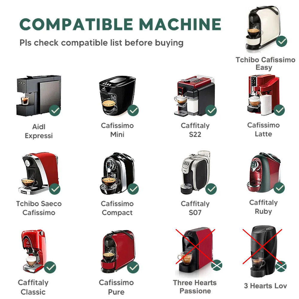 For 3 Hearts Tchibo Cafissimo  - Hero Coffee Equipment 评论和价格